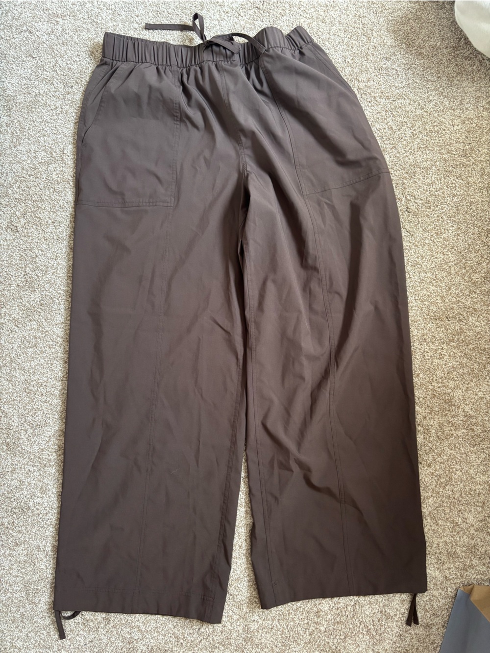 GAP Women's Drawstring Casual Joggers in Brown